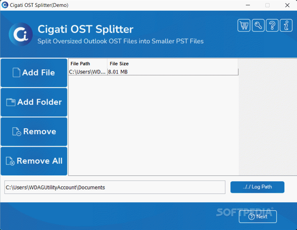 Cigati OST Splitter Tool