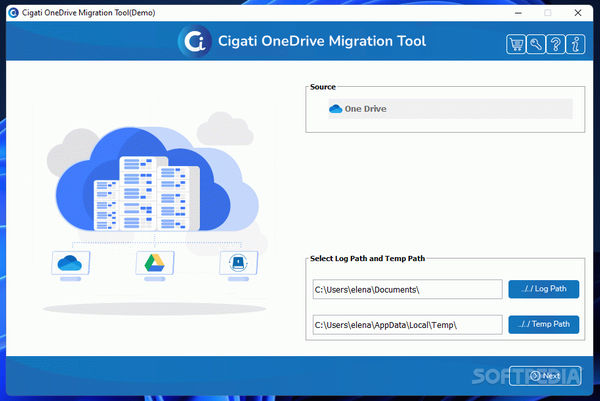 Cigati OneDrive Migration Tool