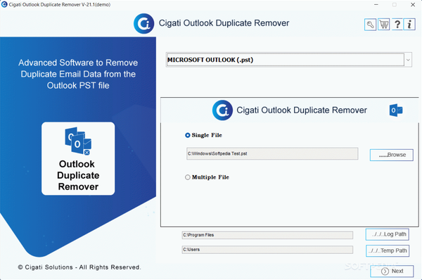 Cigati Outlook Duplicate Remover