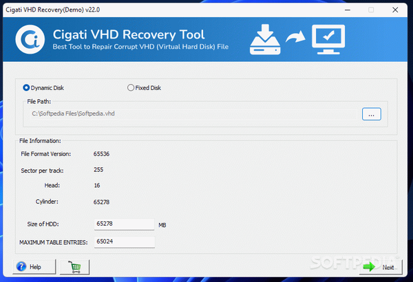 Cigati VHD Recovery