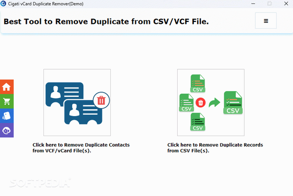 Cigati vCard Duplicate Remover