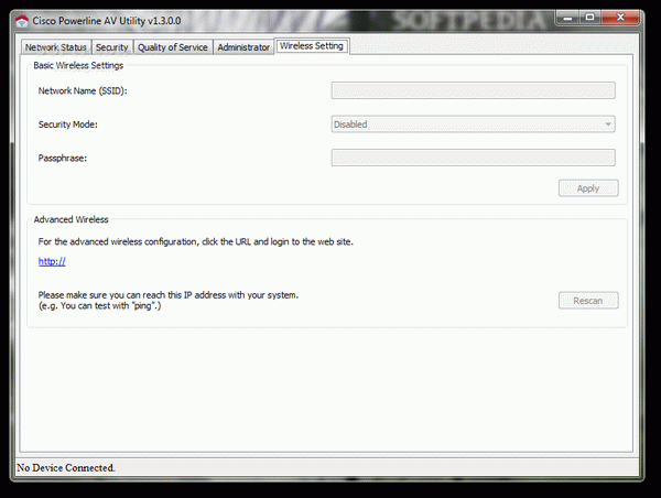 Cisco Powerline AV Utility