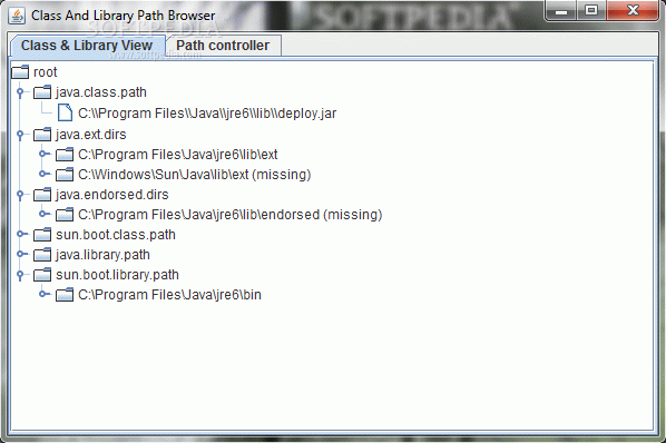 Class and Library Path Browser
