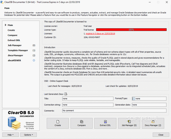 ClearDB Documenter