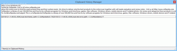 Clipboard History Manager