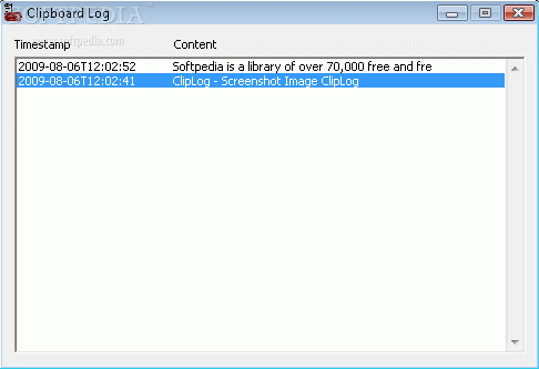 Clipboard Log