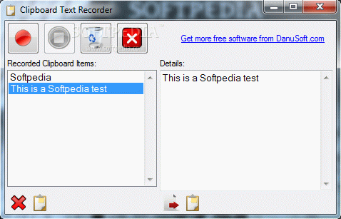 Clipboard Text Recorder