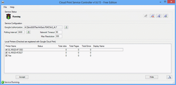 Cloud Print for Windows