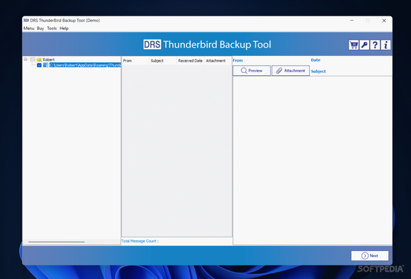 CloudMigration Thunderbird Backup Tool