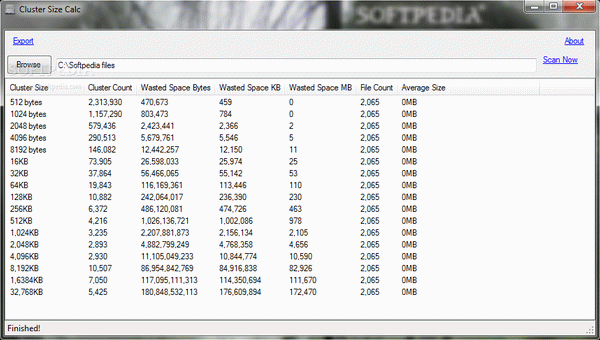 Cluster Size Calculator