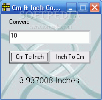 Cm & Inch Converter