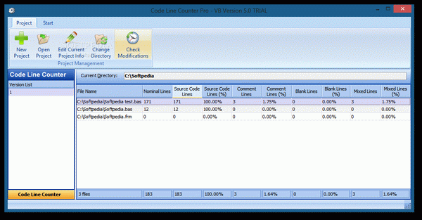 Code Line Counter Pro - VB Version