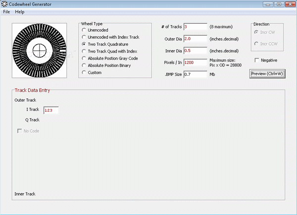 Codewheel Generator