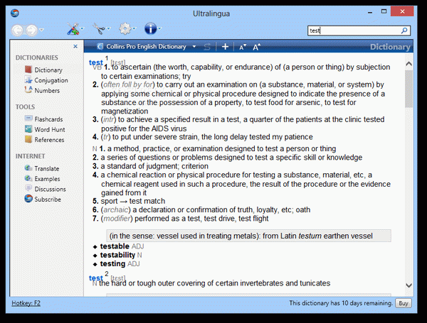 Ultralingua Collins Pro English Dictionary