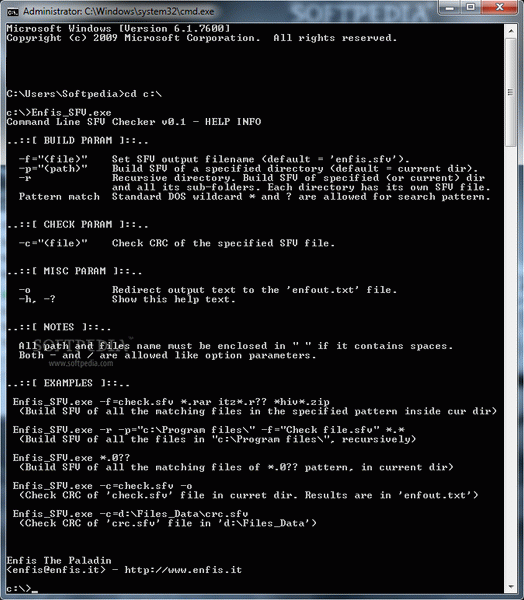 Command Line SFV Checker