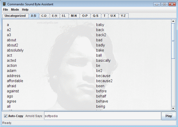 Commando Sound Byte Assistant