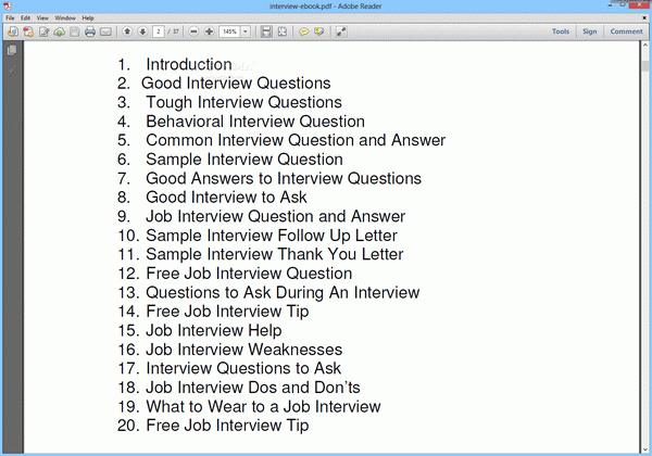 Common Interview Questions And Answers