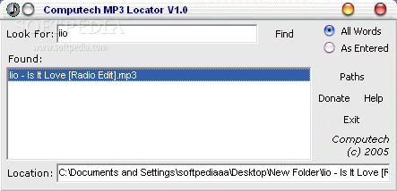 Computech MP3 Locator