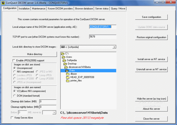 ConQuest DICOM Server