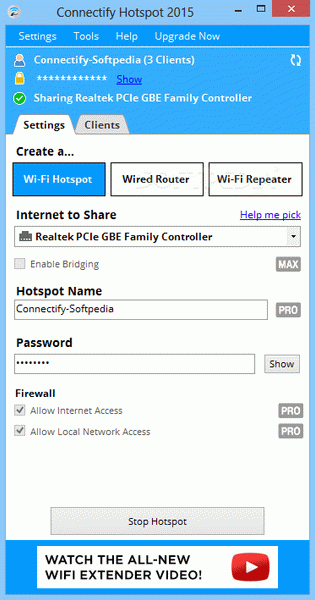 Connectify Hotspot