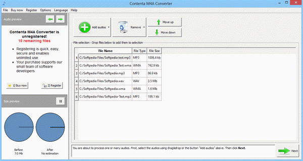 Contenta M4A Converter