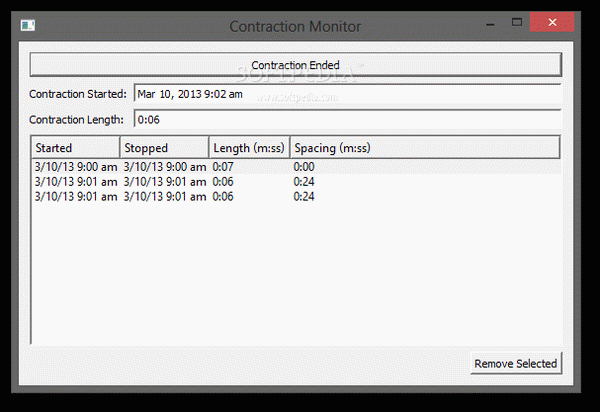 Contraction Monitor