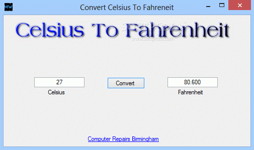 Convert Celsius To Fahrenheit
