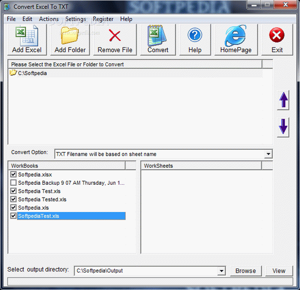 Convert Excel To TXT