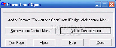 Convert & Open