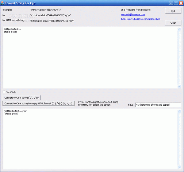 Convert String for C++