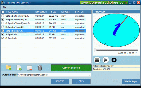 Free FLV to MOV Converter