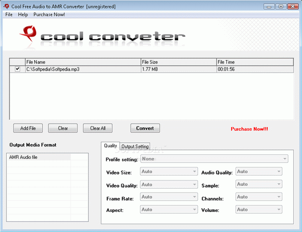 Cool Free Audio to AMR Converter