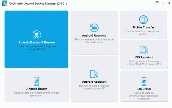 Coolmuster Android Backup Manager