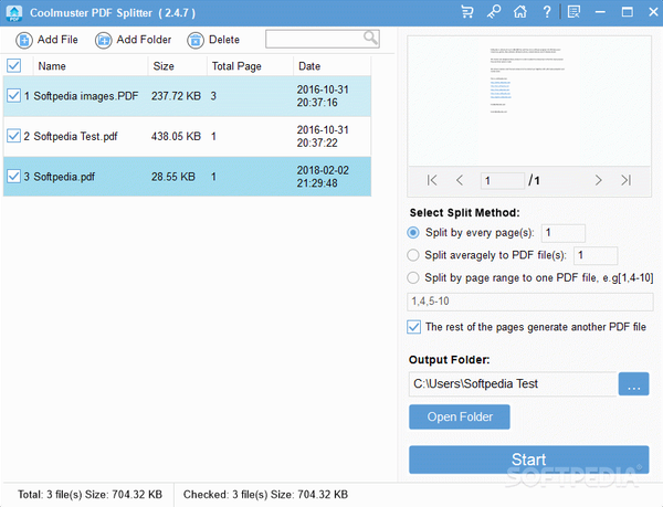 Coolmuster PDF Splitter