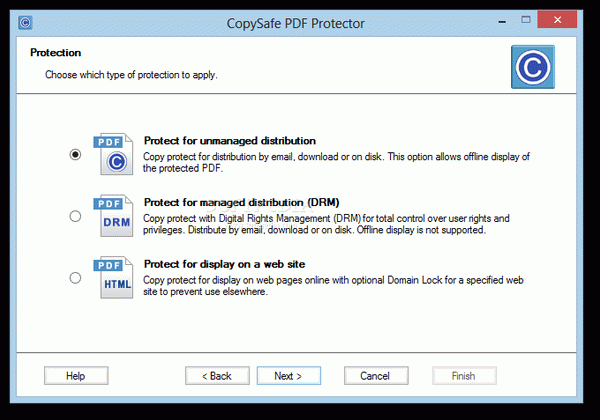 CopySafe PDF Protector (formerly CopySafe PDF Converter)