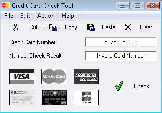 Credit Card Check Tool