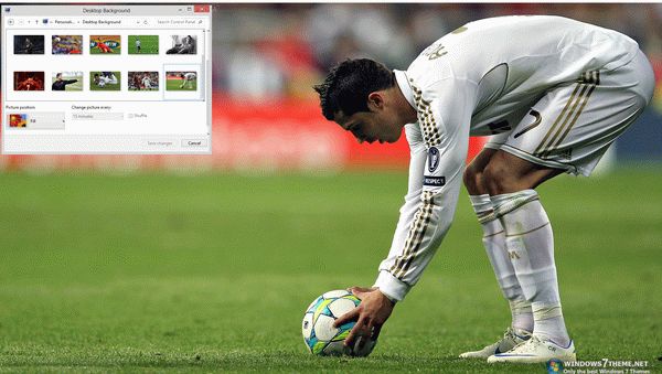 Cristiano Ronaldo Windows 7 Theme