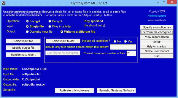 Cryptosystem ME6