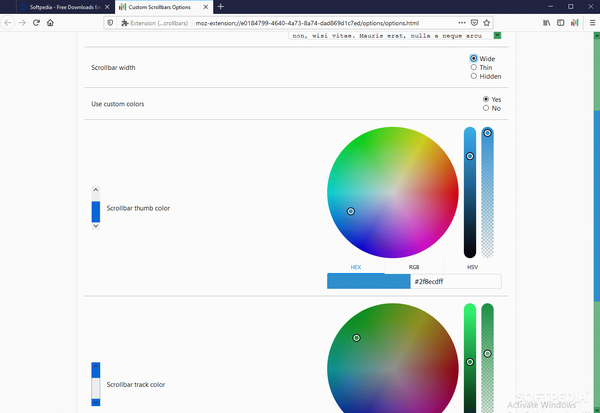 Custom Scrollbars