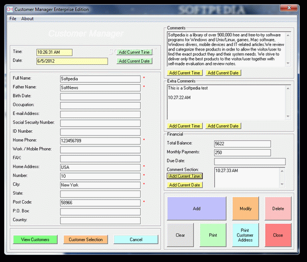 Customer Manager Enterprise Edition