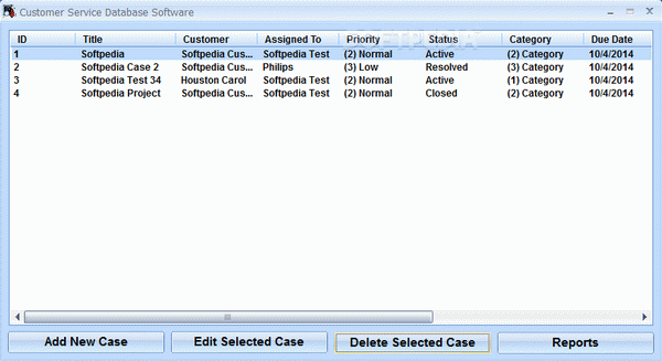 Customer Service Database Software