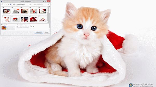 Cute Santa Claus Windows 7 Theme