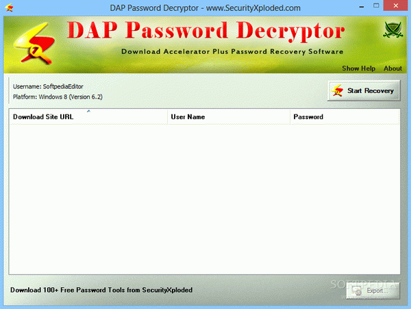DAP Password Decryptor
