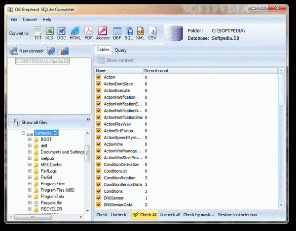 DB Elephant SQLite Converter