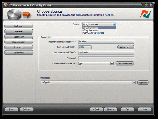 DBConvert for MSSQL & MySQL