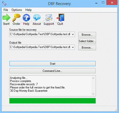 DBF Recovery