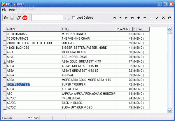 DBF Table