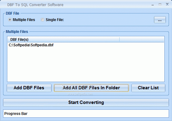 DBF To SQL Converter Software