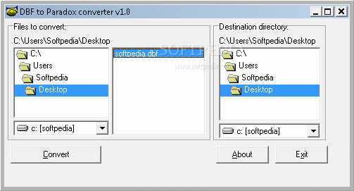 DBF to Paradox Converter