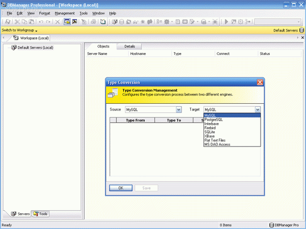 DBManager Freeware for MySQL